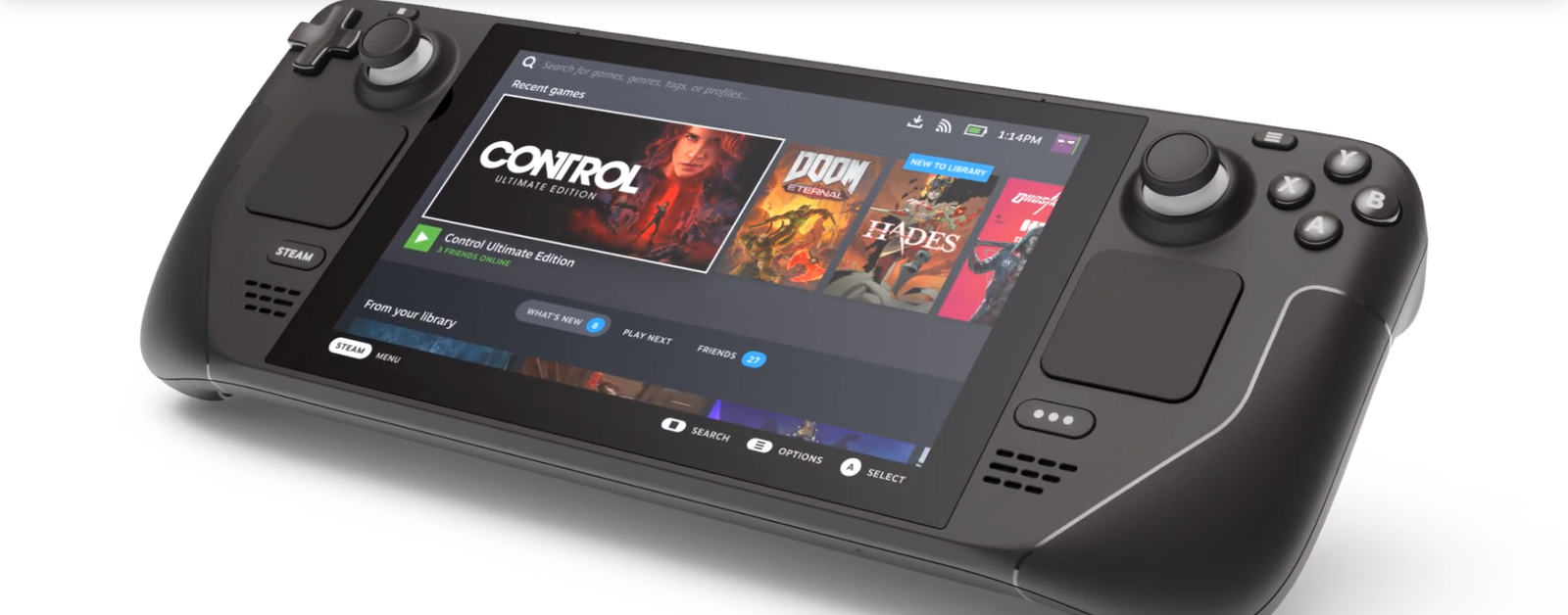 The Steam Deck has been announced! It's a portable console with SteamOS